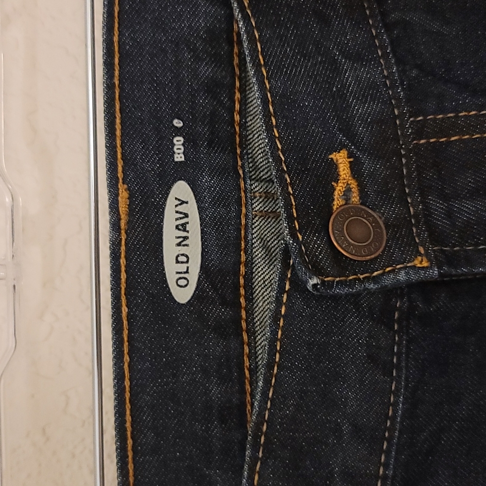 Old Navy dark blue denim bootcut jeans 40x32 brand new